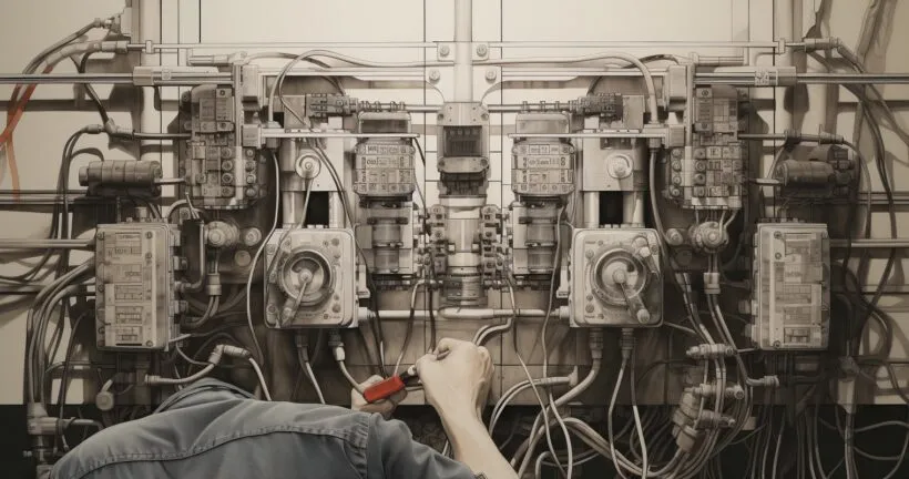 Electrical Transformer Illustration