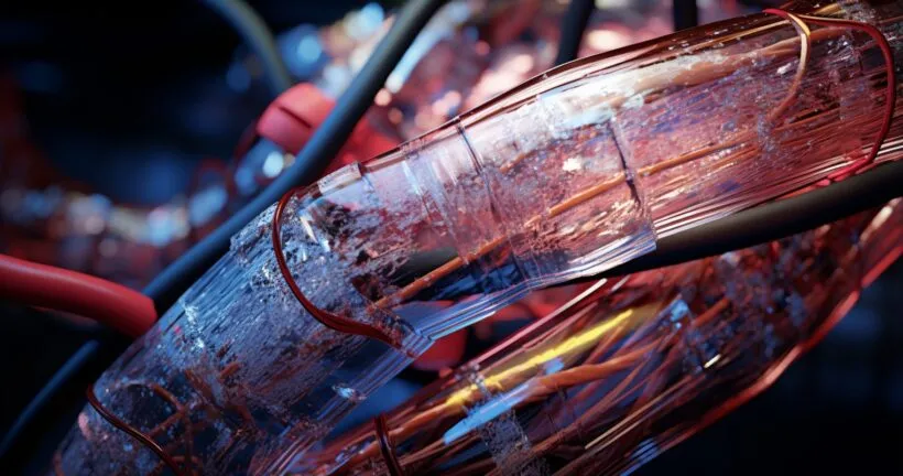 Electrical Wires Covered in Plastic Insulation
