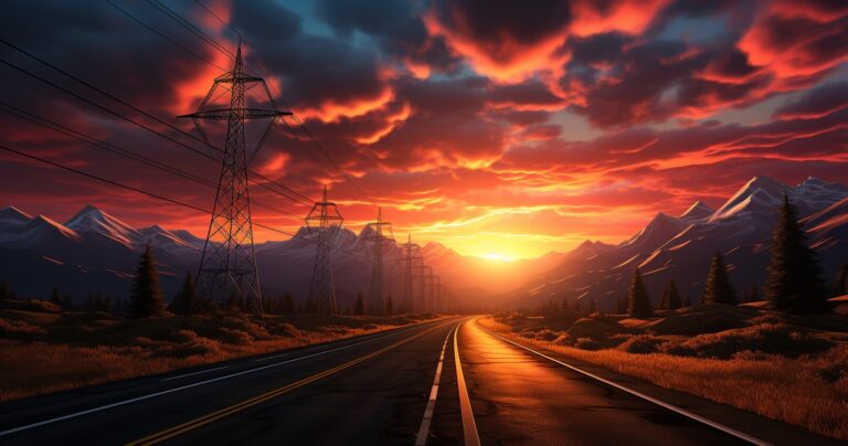 Electrical Wires and Power Pole