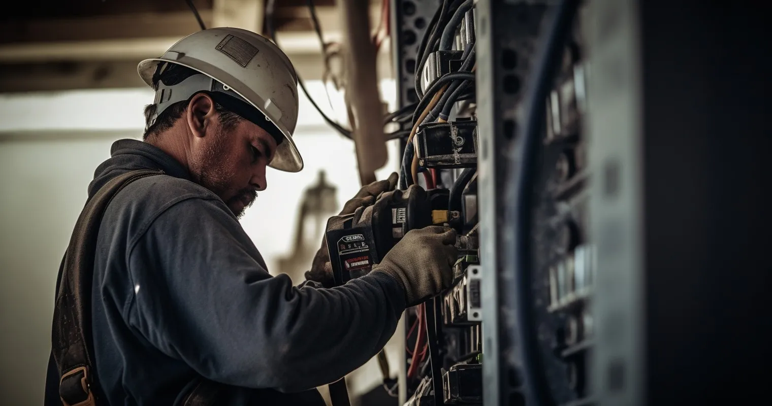 Electrician Replacing Faulty Wiring