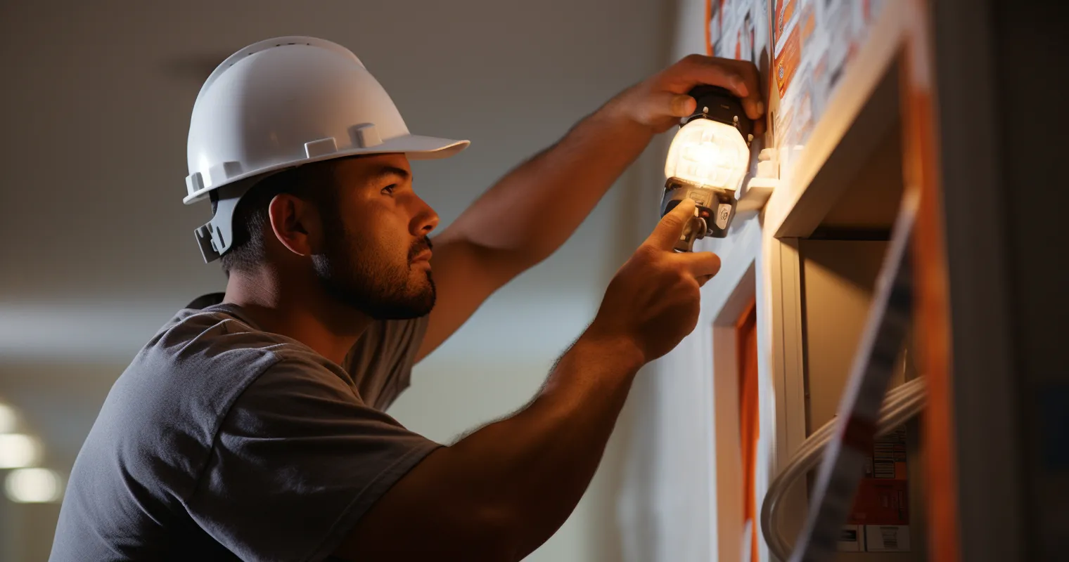 Electrician At Work
