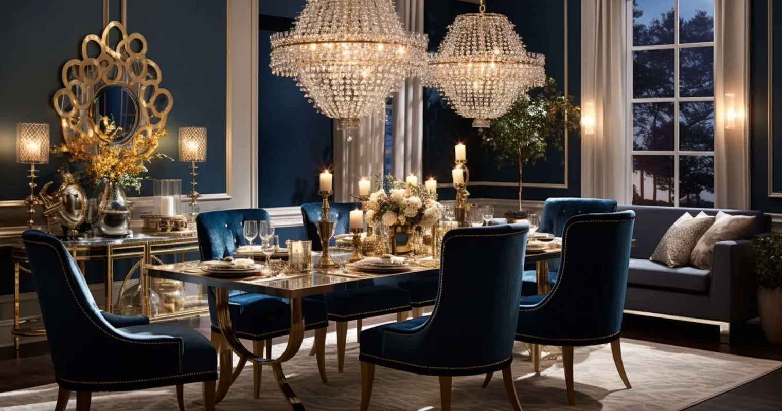 Elegant Classic Glam Dining Room