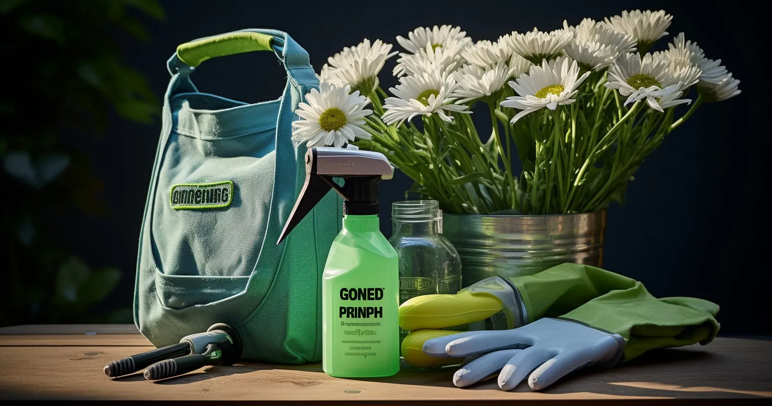 Epsom Salt Bag With Gardening Tools