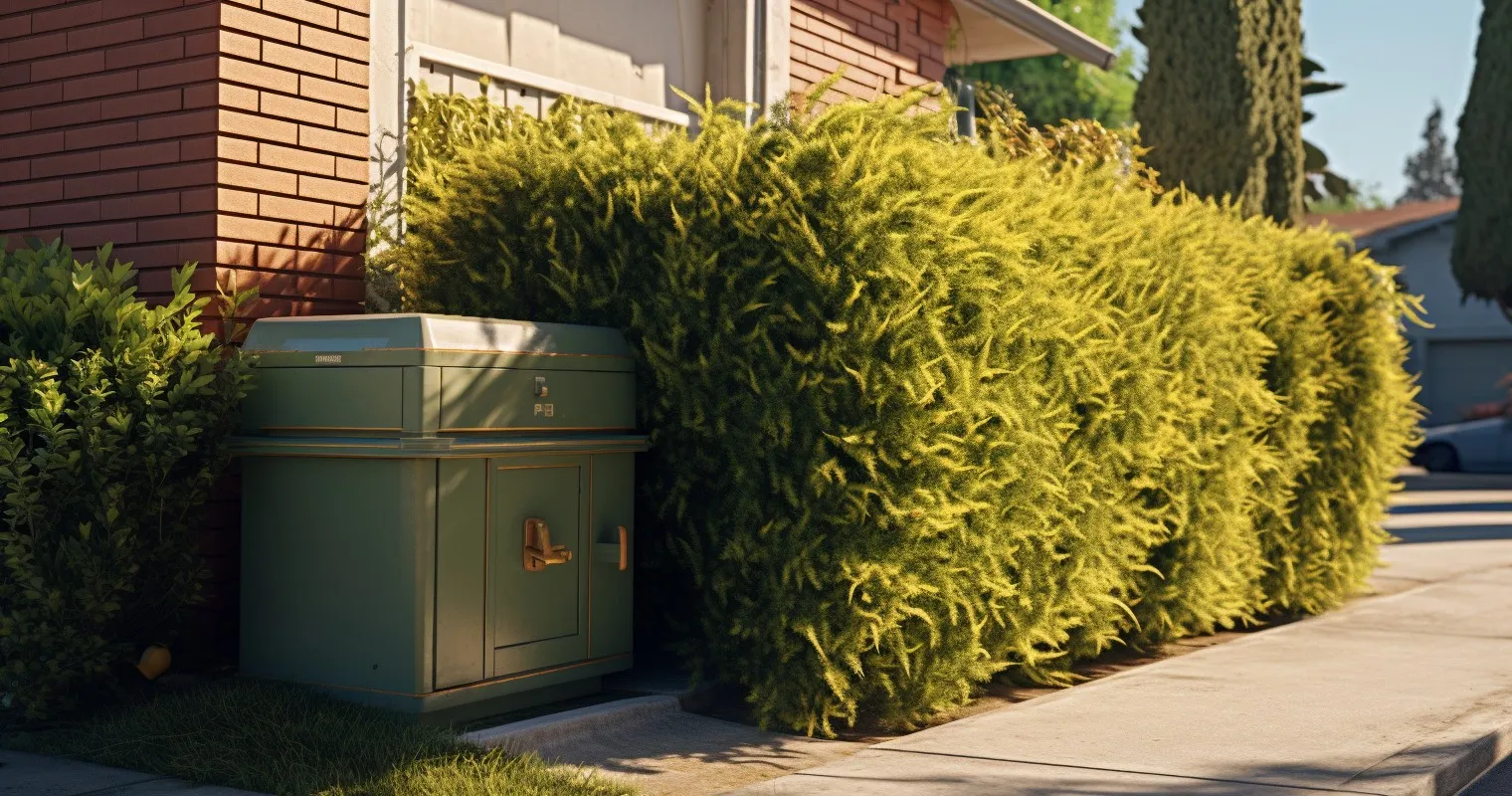 Evergreen Shrubs Concealment