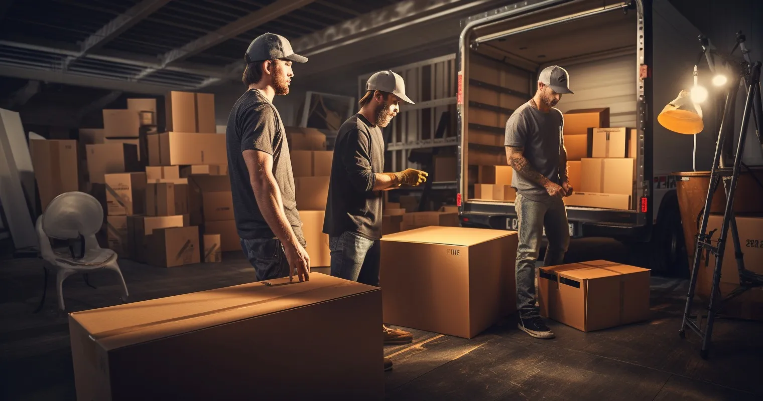 Expert Movers Strategically Loading the Truck