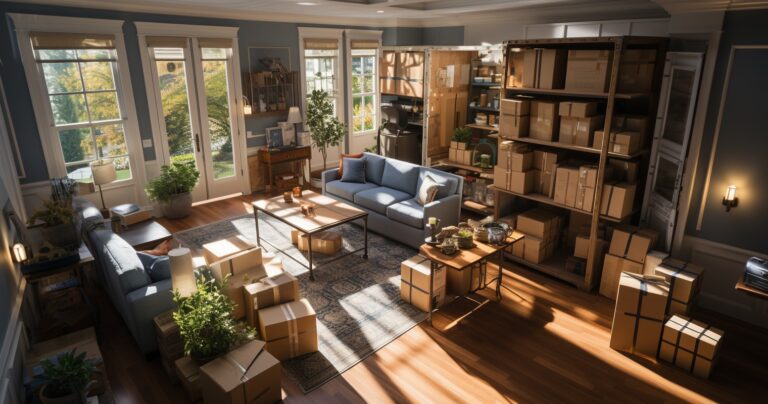 Expertly Packed Furniture Truck