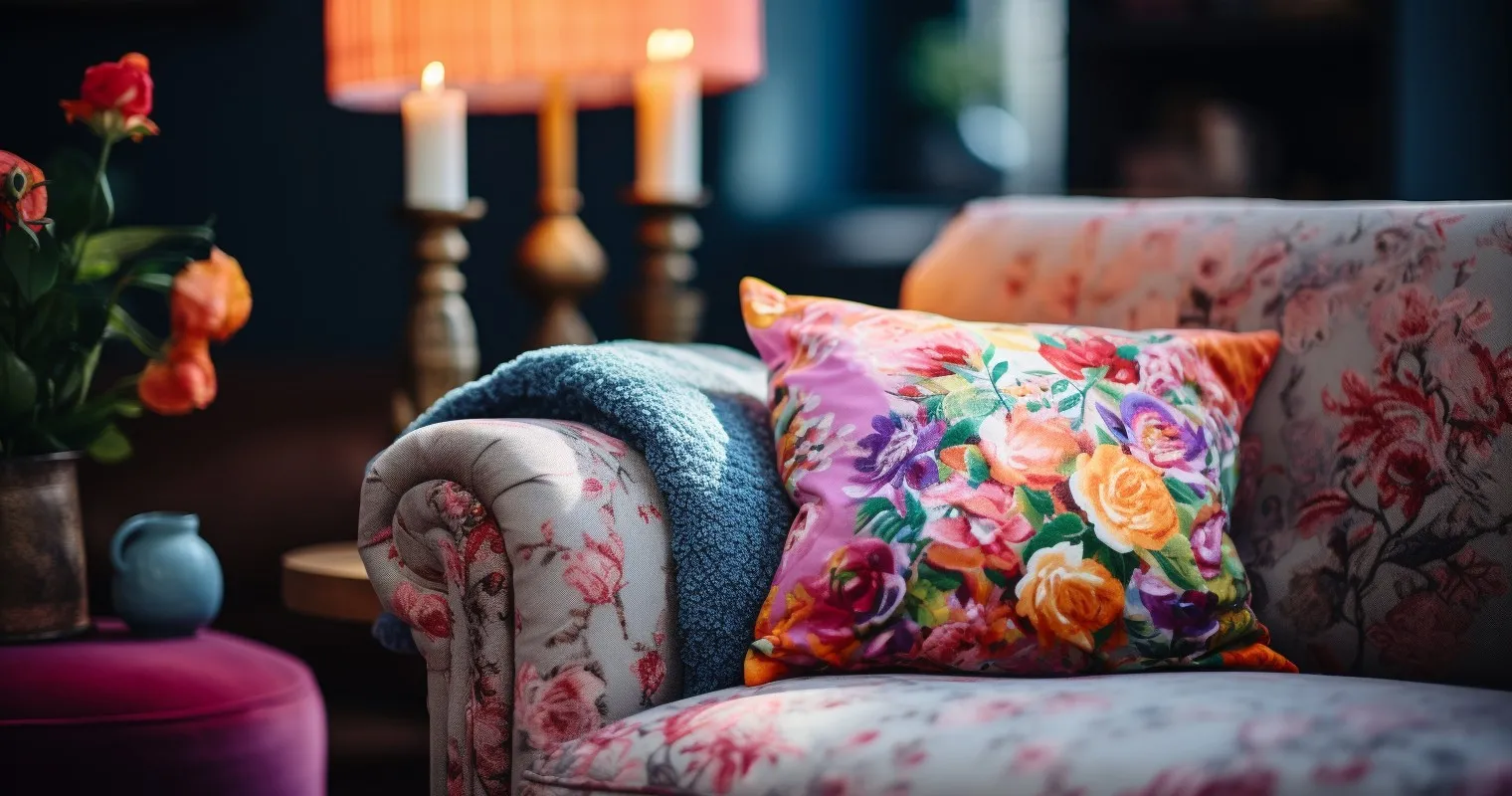Floral Patterned Cushions