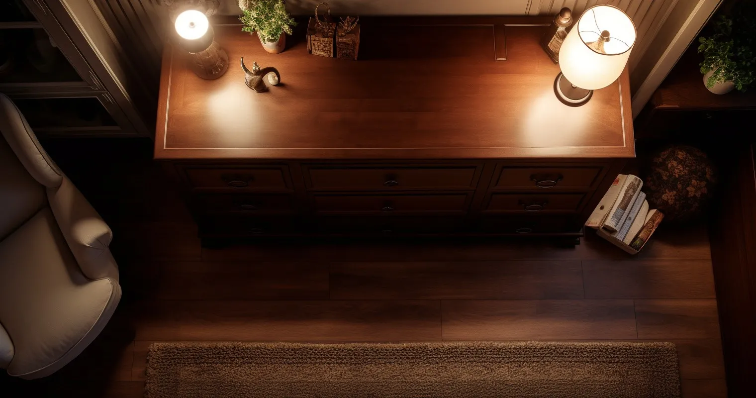 Furniture Pads Safeguarding Wooden Dresser
