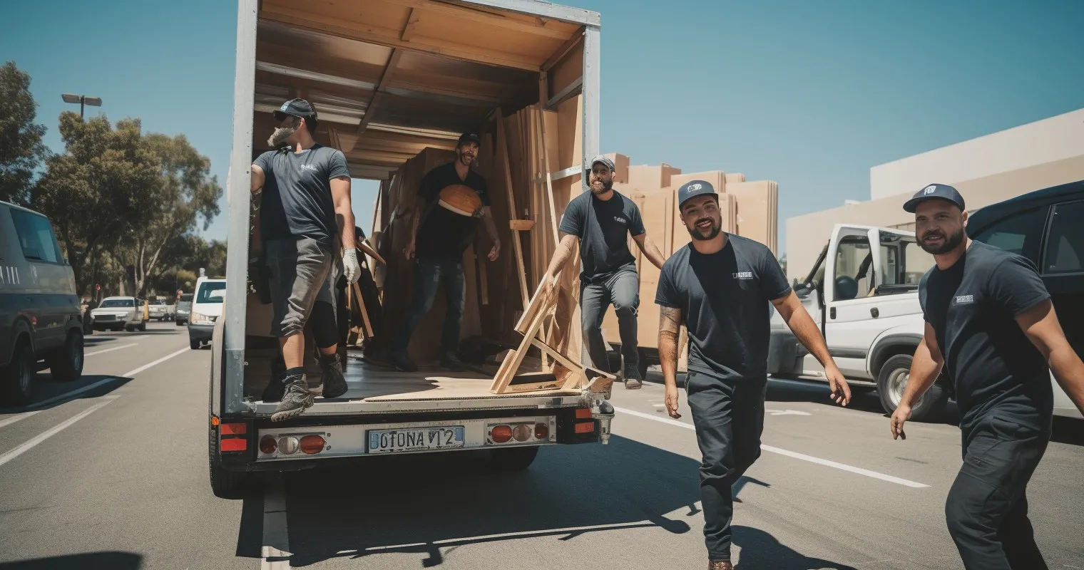 Furniture Removal Team at Work