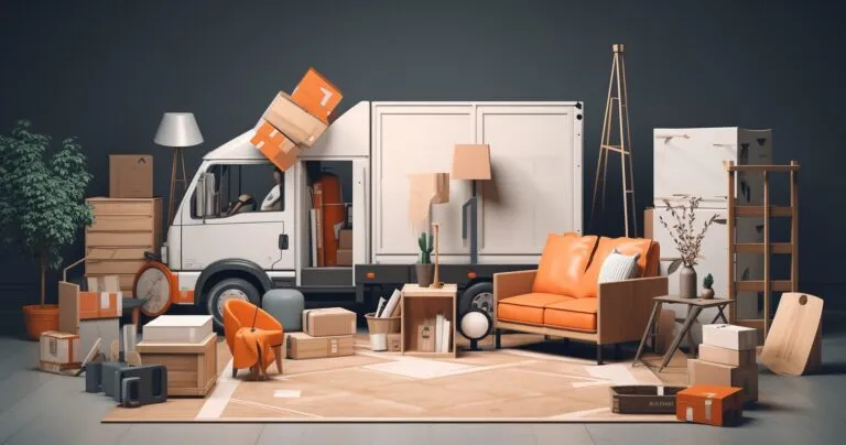 Furniture Wrapped in Bubble Wrap - Delicate Items