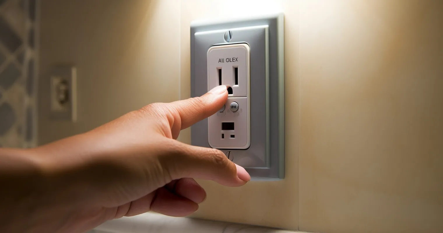 GFCI Safety Test in a Bathroom