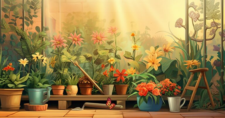 Garden Maintenance Illustration