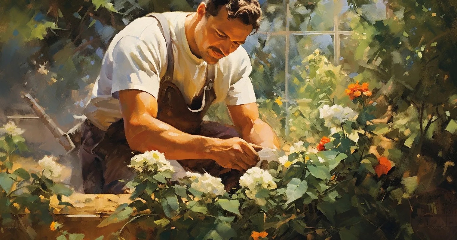 Gardener Pruning And Trimming