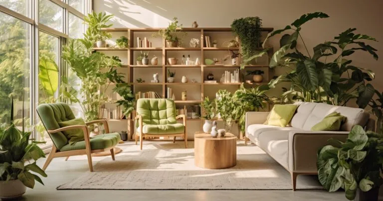 Greenery In The Living Room