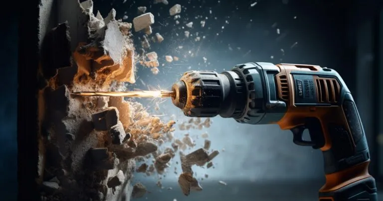 Hammer Drill in Action