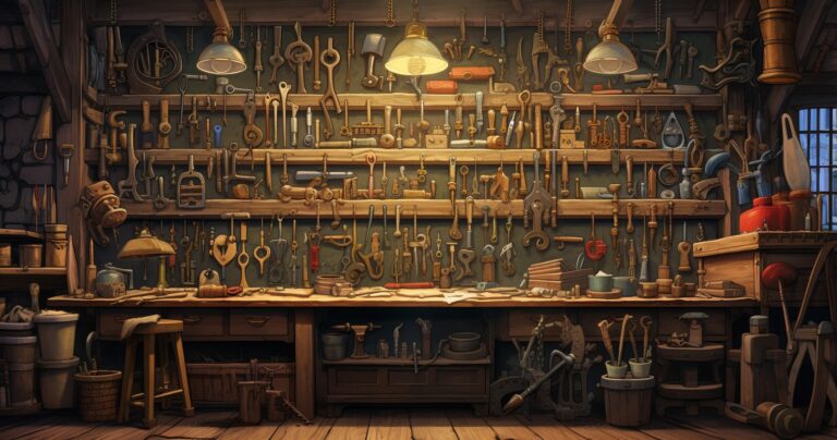 Hand Tools Montage