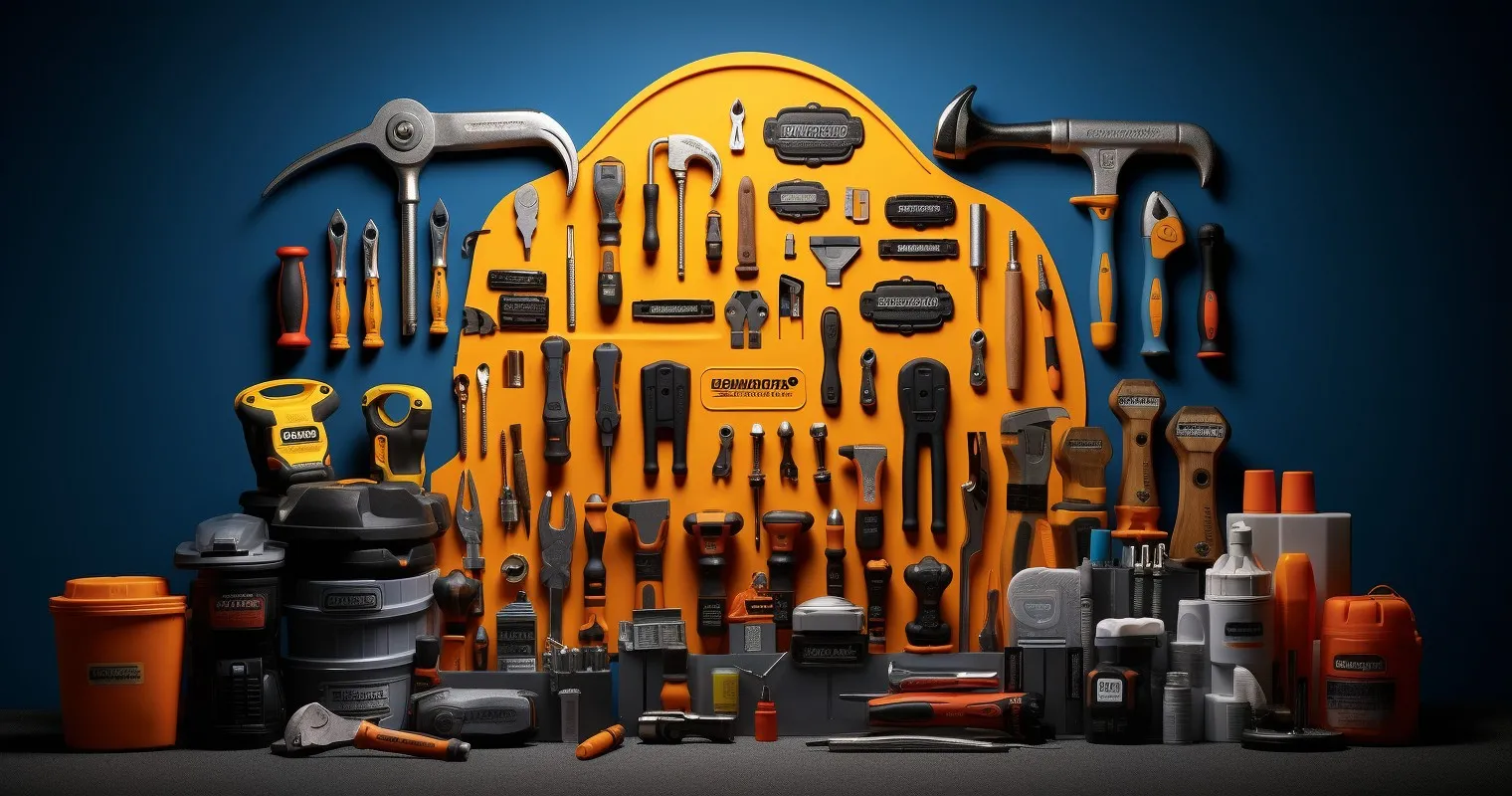 Hand Tools with Brand Logos