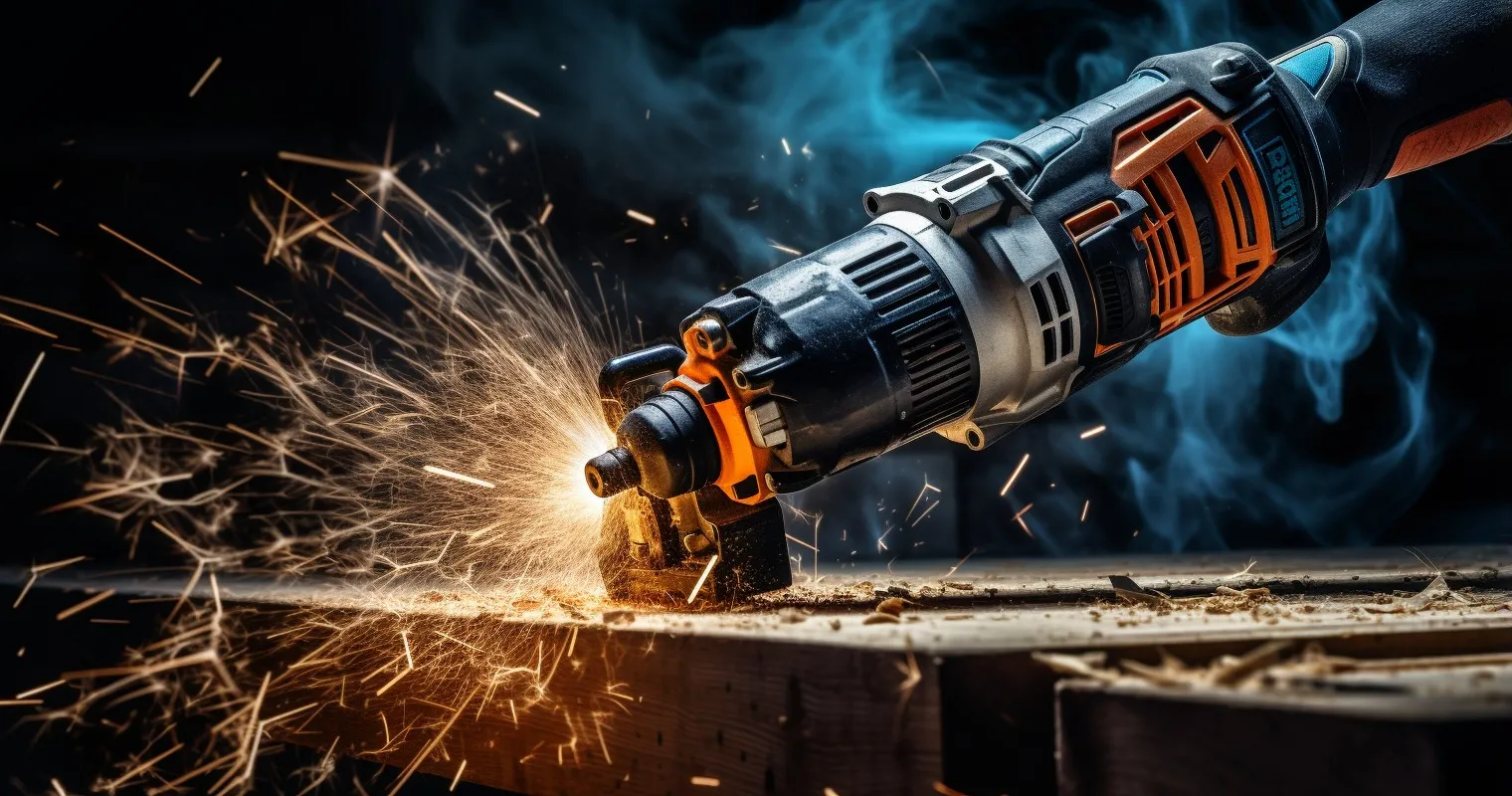 Handheld Drill in Action