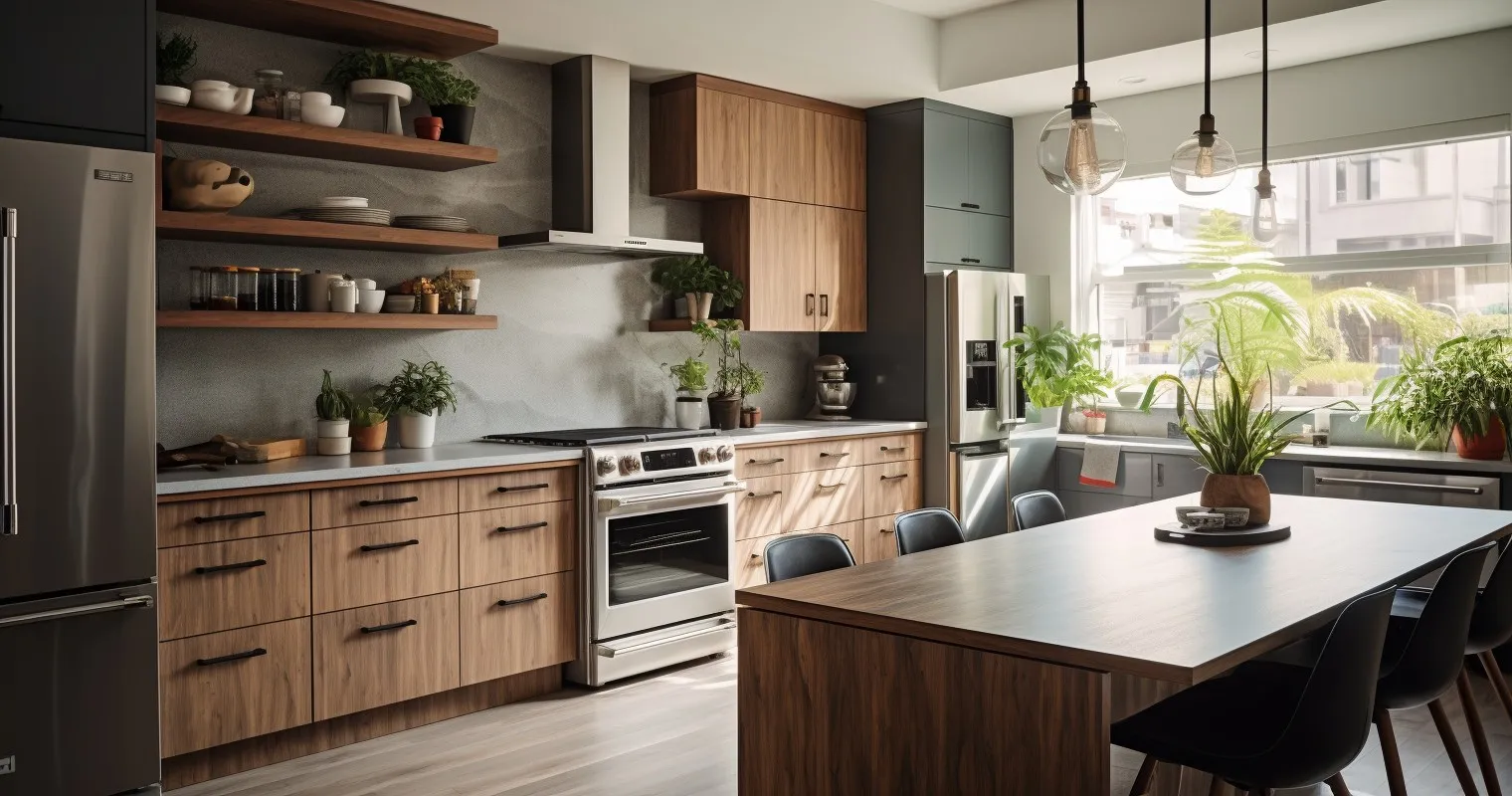 Harmonious Kitchen with Elemental Balance