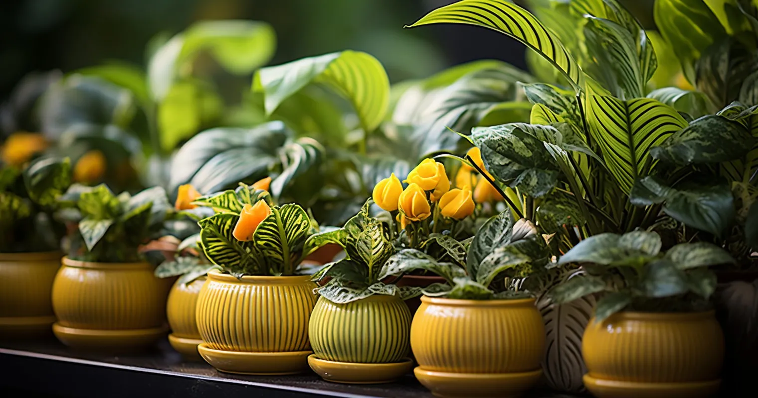 Healthy Houseplants After Treatment