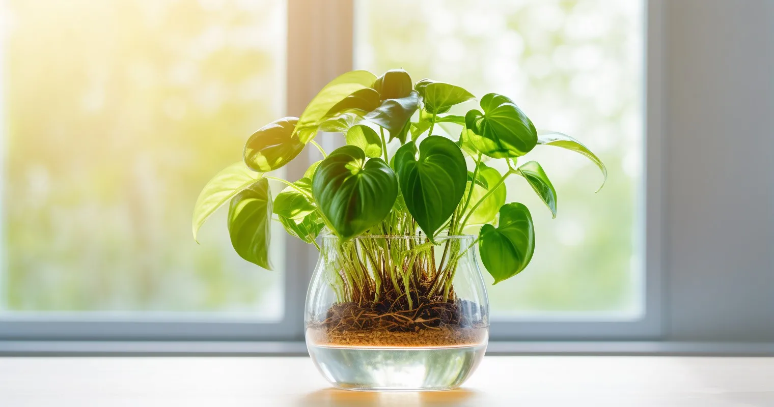 Healthy Transplanted Indoor Plant