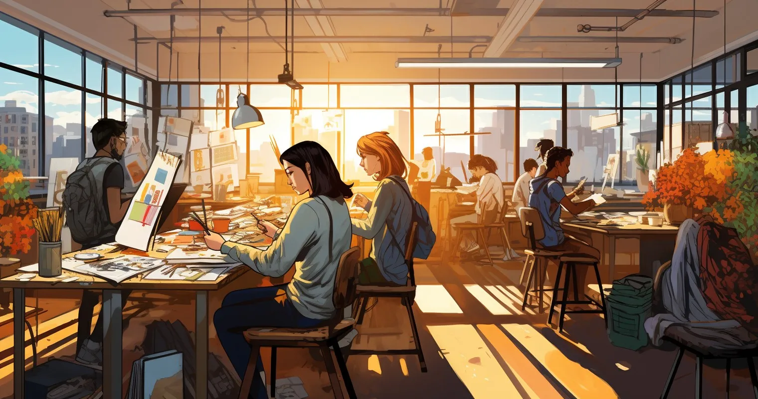 High School Art Class For Interior Design