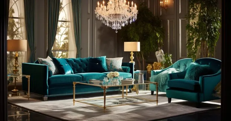 Hollywood Glam Luxurious Living Room
