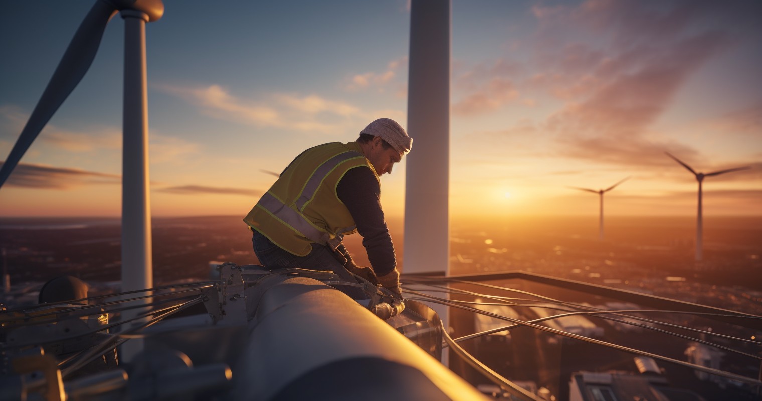 Home Wind Turbine Installation