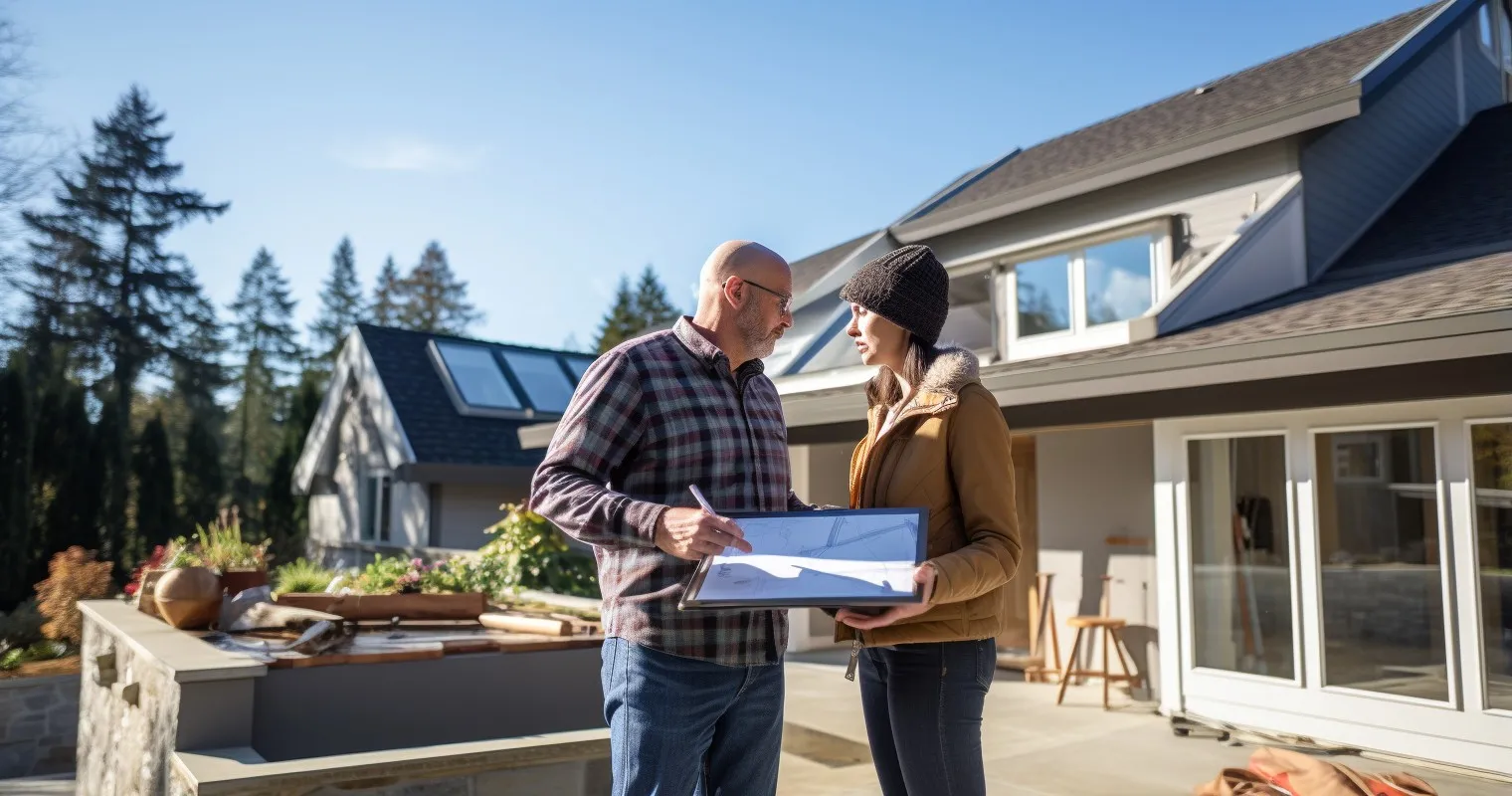 Homeowner Discussing Customization Options