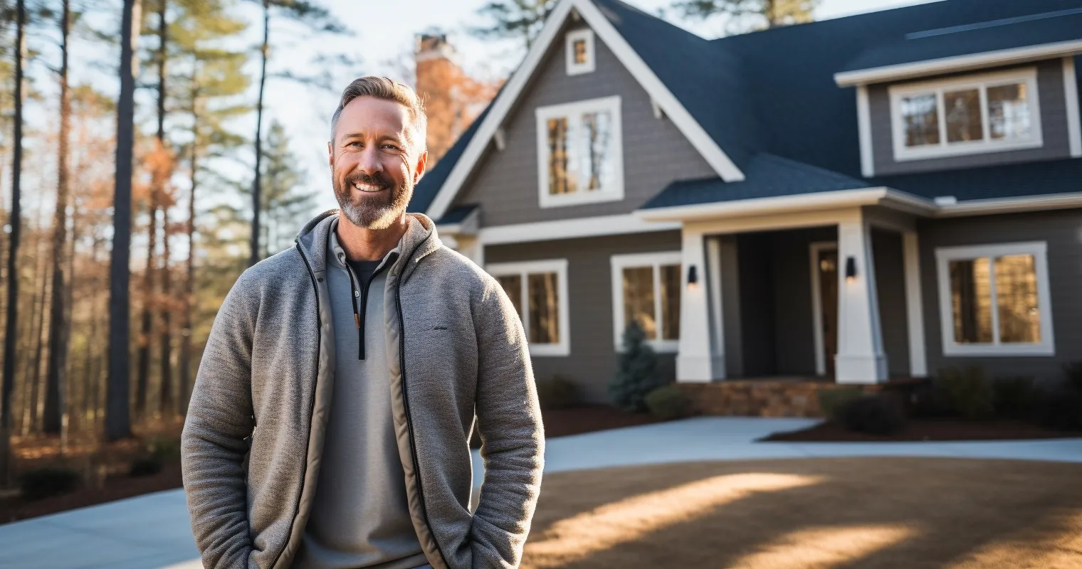 Homeowner Unveiling the Finished Masterpiece