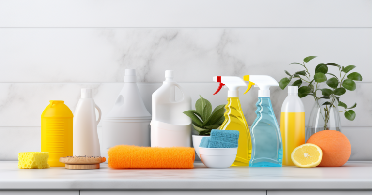 House Cleaning Services - Diverse Cleaning Supplies