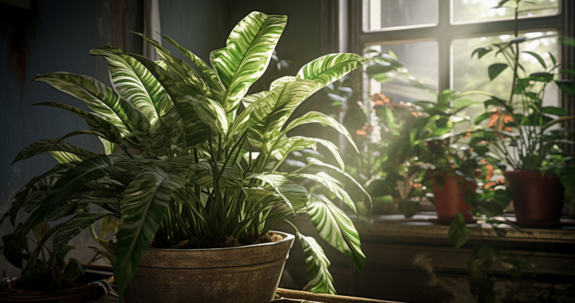 Houseplant Bathed in Indirect Light