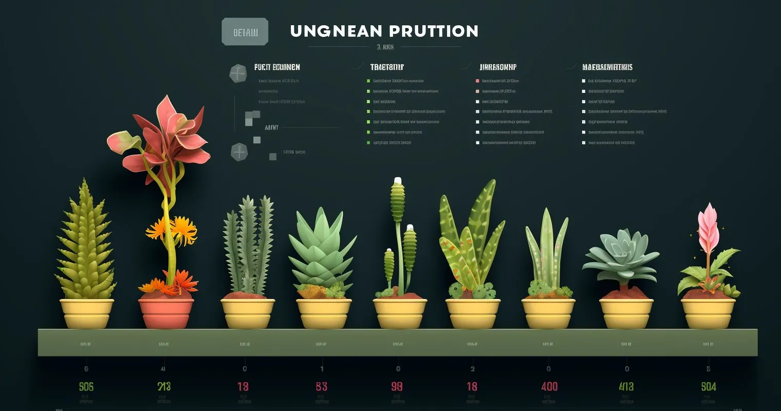 Houseplant Lifespan Comparison Infographic