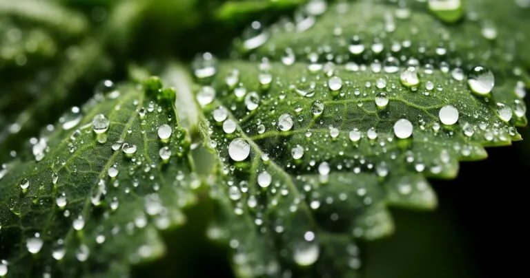 Houseplant Pest Infestation Macro close-up