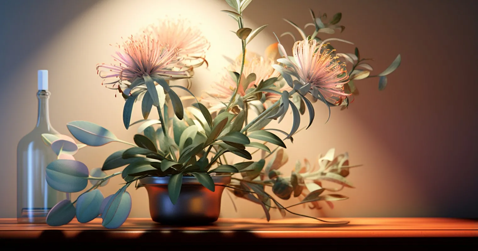 Houseplant Surrounded By Natural Repellents