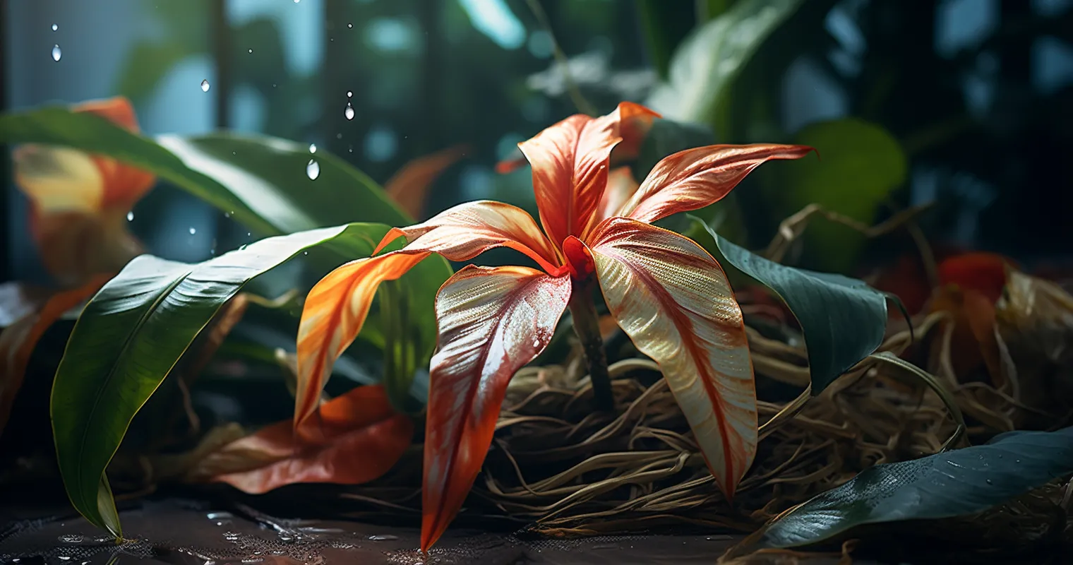Houseplant With Thrip Infestation