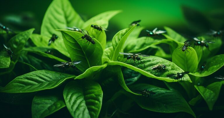 Houseplant With Fungus Gnats