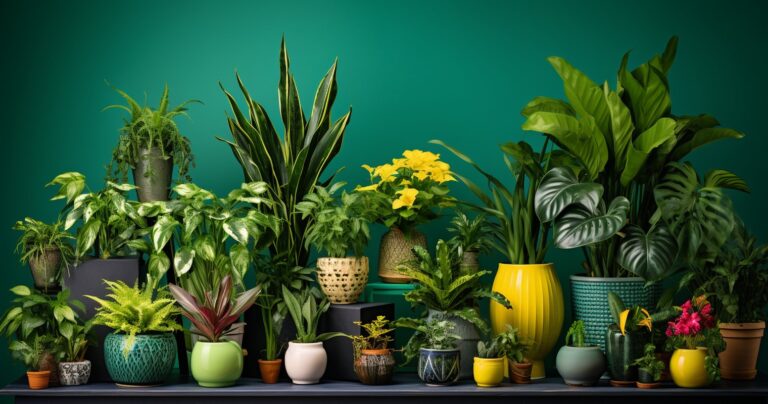 Houseplants In Thriving Condition