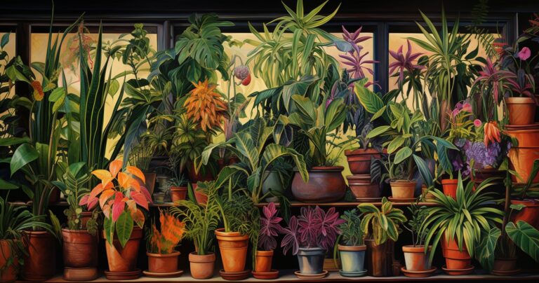 Houseplants Safely Packed for the Move