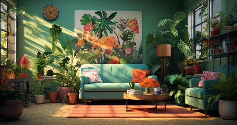 Houseplants Thriving In A Cozy Rental Space
