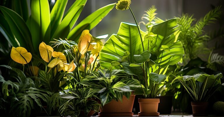Houseplants thriving under vacation care