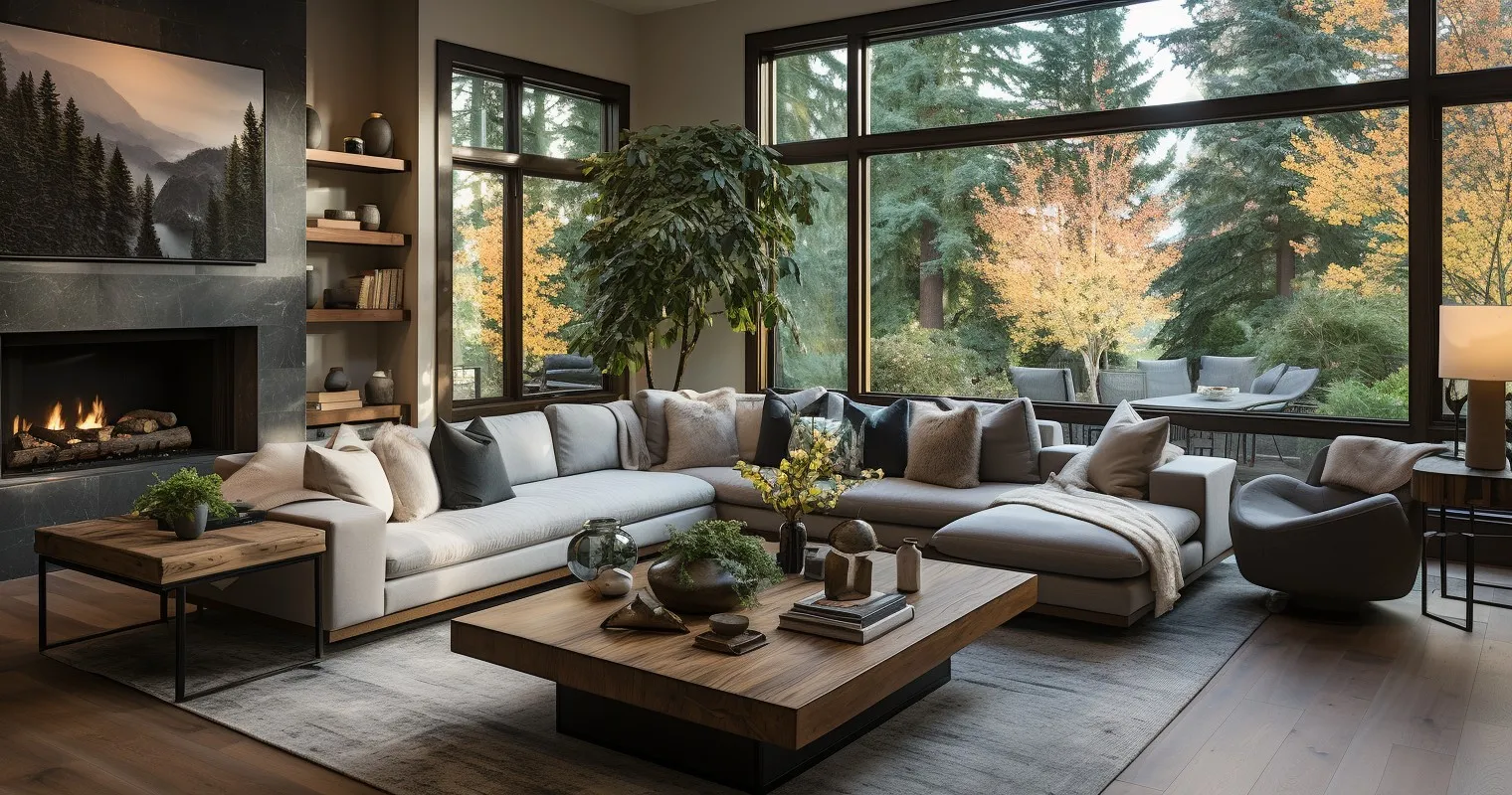 New Construction Home's Living Room