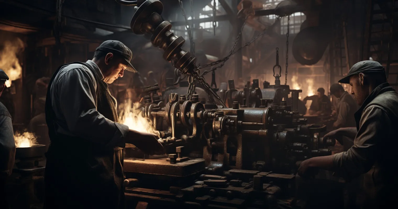Industrial Revolution Workshop Scene