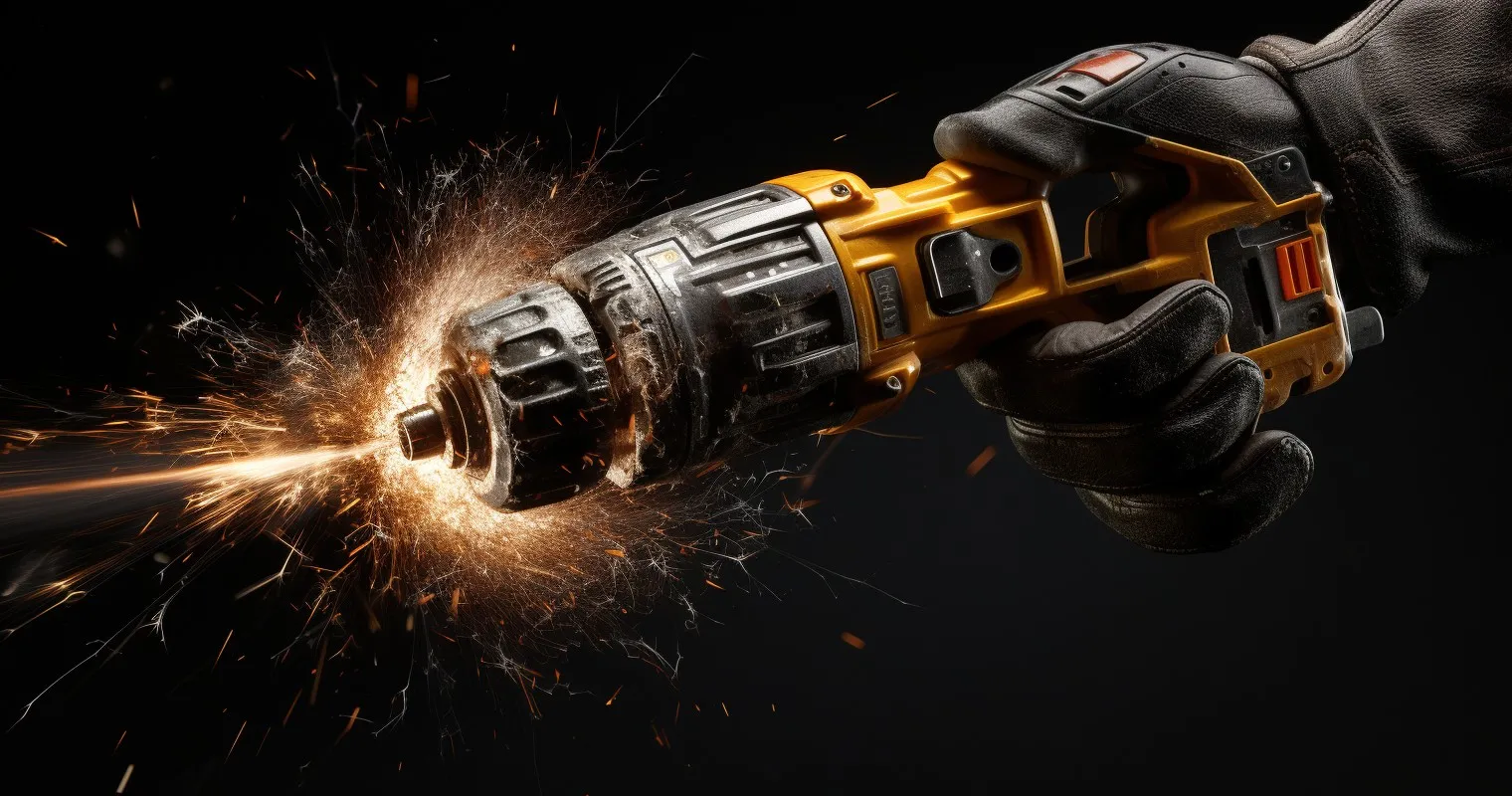 Intense vibrations from power tool