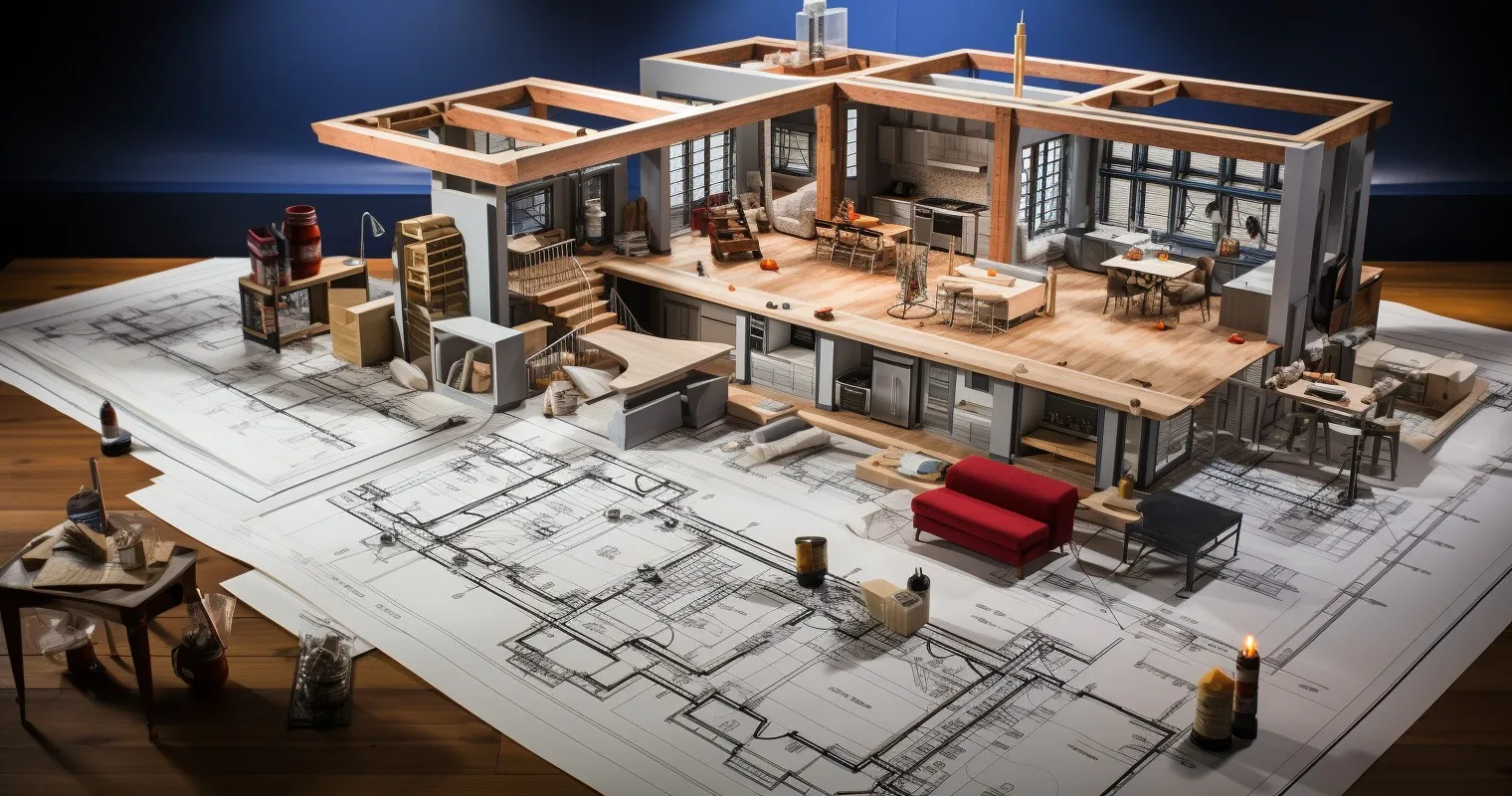 Interior Architectural Blueprint