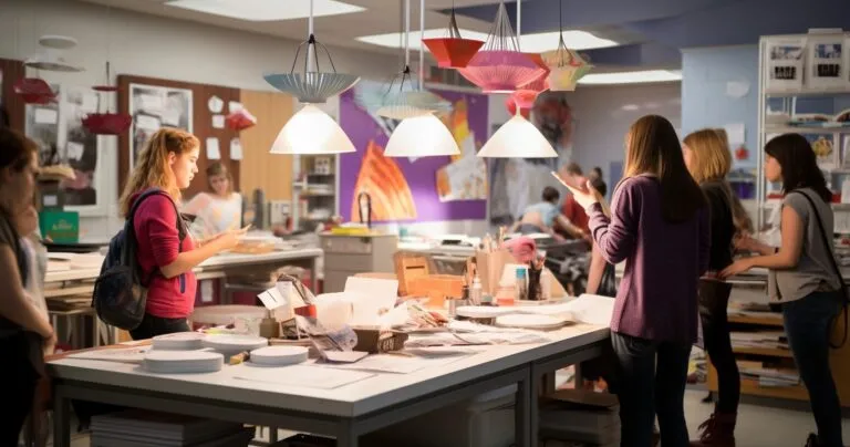 Interior Design Classroom in High School