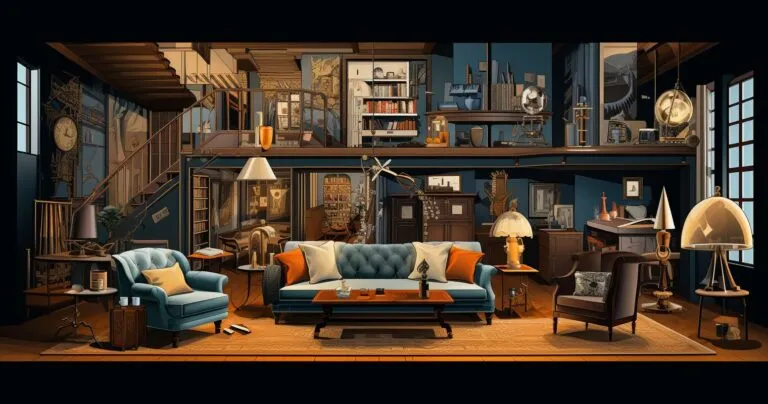 Interior Design Finishes Illustration