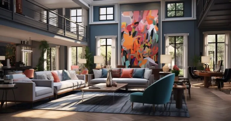 Interior Design Student at Work