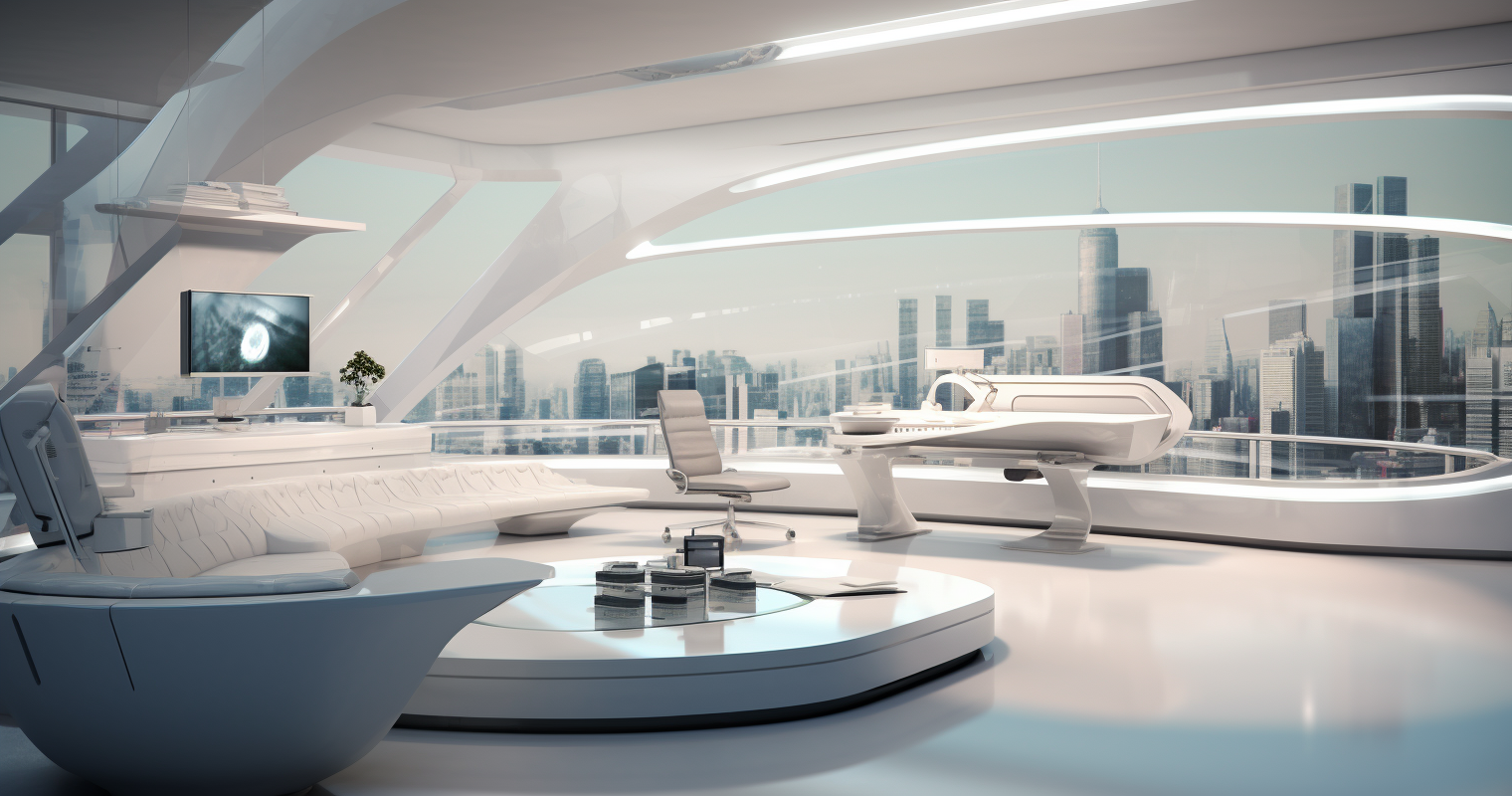 Interior Design Trends - Futuristic Workspace