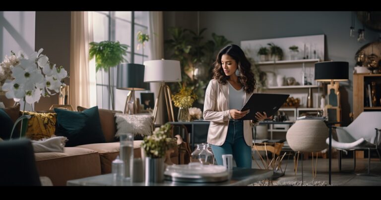 Interior Designer At Work